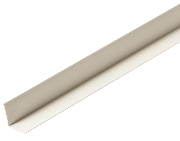 Cornière en PVC blanche 2,40 m - section 25 x 25 mm - Brico Dépôt
