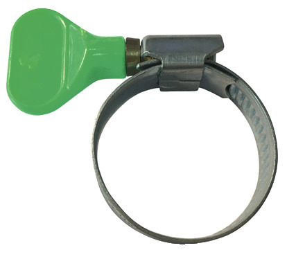 Collier de serrage 20 mm - 32 mm vert - Brico Dépôt