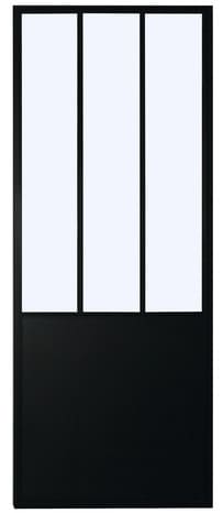Porte coulissante d'atelier "Industrial" H.204 x L. 83 cm - Brico Dépôt