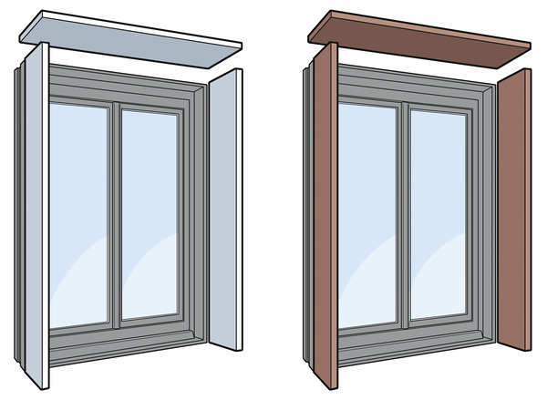 Tapée d'isolation grise pour fenêtre en aluminium 80 cm - Brico Dépôt