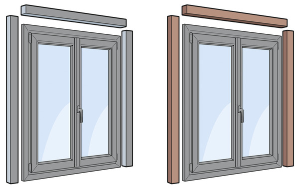 Élargisseur en aluminium pour fenêtre grise en aluminium - Brico Dépôt