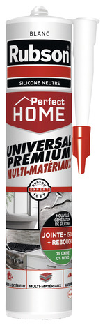 Mastic Perfect Home Universal Premium blanc cartouche 280 ml - Rubson - Brico Dépôt