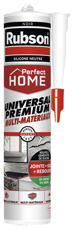Mastic Perfect Home Universal Premium noir cartouche 280 ml - Rubson - Brico Dépôt