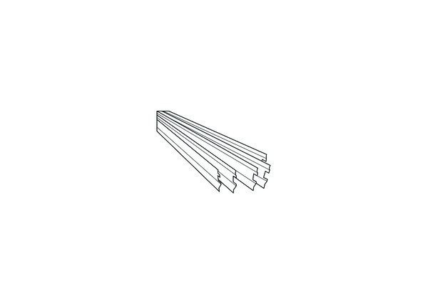 Rail de fixation en acier - L. 200 cm - Brico Dépôt