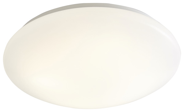 Plafonnier blanc rond LED intégrée "OPS" Ø30 cm - Colours - Brico Dépôt
