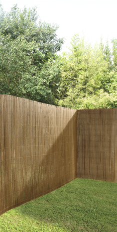 Canisse naturelle en bambou - H. 1 m x L. 3 m - Brico Dépôt