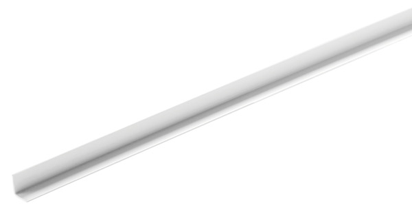 Cornière en PVC blanche 2,40 m - section 10 x 10 mm - Brico Dépôt