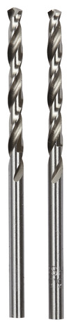 Lot de 2 forets à métaux 3,5 x 70 mm HSS - DRL19937 - Universal - Brico Dépôt