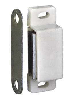 Loqueteau magnétique blanc en PVC pour construction - Handix - Brico Dépôt