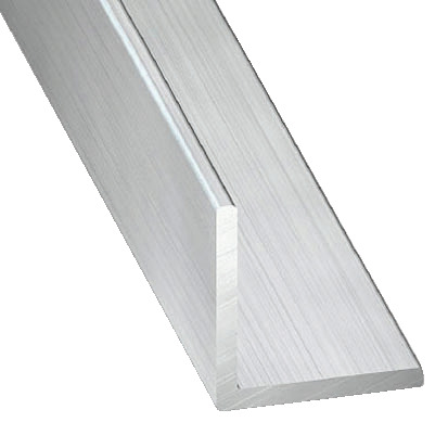 Cornière en aluminium brut L. 2,50 m l. 15 mm H. 15 mm Ep. 1,5 mm - Brico Dépôt