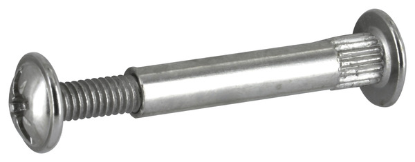 Vis de liaison en acier nickelé 25x35 mm pour meubles et caissons - 20 pièces - Handix - Brico Dépôt