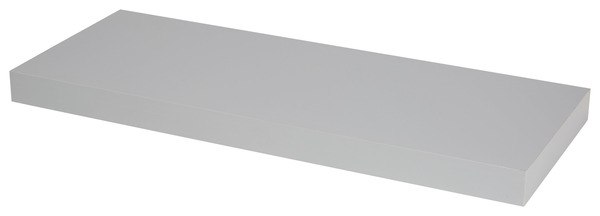 Tablette alu l. 60 cm x p. 23,5 cm - ép. 38 mm - GoodHome - Brico Dépôt