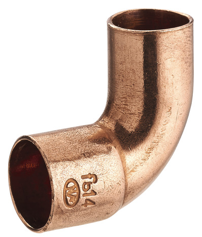 2 coudes pour tube cuivre Ø 12 mm avec embouts M/F angle 90 ° - Noyon & Thiebault - Brico Dépôt