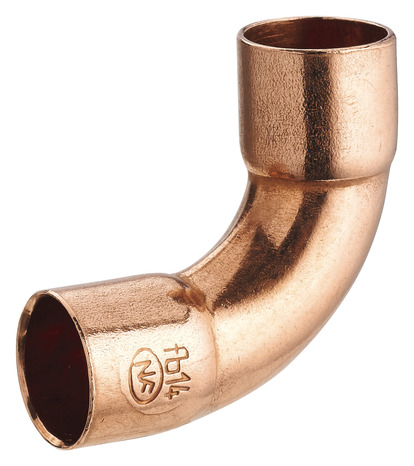 2 coudes cuivre pour tube cuivre - Ø 12 mm embouts F grand rayon 90 ° - Noyon & Thiebault - Brico Dépôt