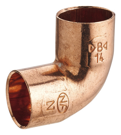 2 coudes cuivre pour tube cuivre - Ø 10 mm embouts F petit rayon 90 ° - Noyon & Thiebault - Brico Dépôt