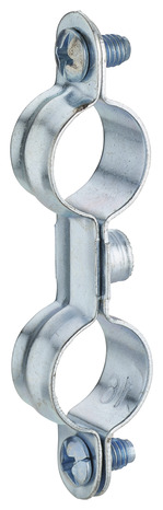 Collier de fixation double pour tube cuivre Ø 10 mm - Noyon & Thiebault - Brico Dépôt