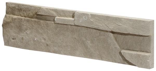Plaquette de parement en béton "Madera" beige Multi-dimensions x Ép. 8 à 23 mm - Brico Dépôt