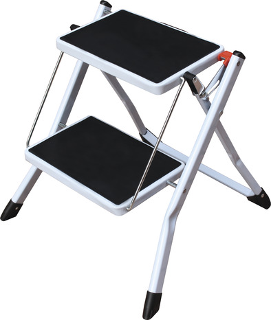 Marchepied Pliant 2 Marches - Aluminium - Gris - Hailo