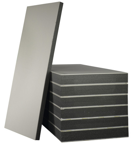 Doublage plaque de plâtre + polystyrène - L. 2,50 x l. 1,20 m x Ép. 12,5 + 80 mm - Brico Dépôt
