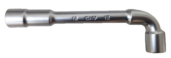 Clé à pipe débouchée 12 mm en acier au chrome vanadium - Magnusson - Brico Dépôt