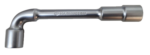 Clé à pipe débouchée 15 mm en acier au chrome vanadium - Magnusson - Brico Dépôt