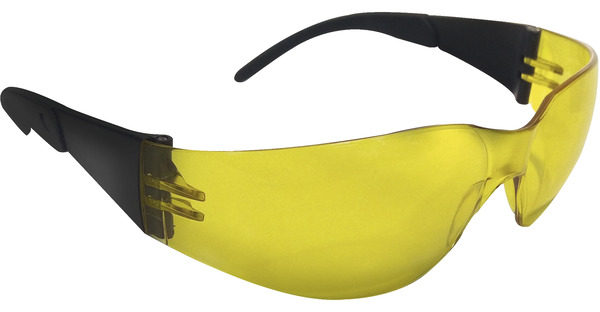 Lunettes de protection polycarbonate verres teintés jaune transparent - Site - Brico Dépôt