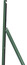 Poteau T vert - H. 175 x l.3 x p.3 cm