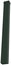 Poteau rectangulaire vert pour grillage H. 1,5 m - section 60 x 40 mm