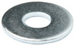 100 rondelles plates en acier carbone - 8 mm