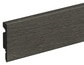 Plinthe PVC gris foncé L. 220 x - H. 6 cm x Ép. 11 mm