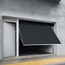 Porte de garage basculante manuelle H. 200 cm l. 240 cm grise