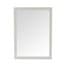 Miroir de salle de bains blanc Perma L.70 x H.50 x P.1,6 cm