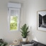 Fenêtre PVC blanc oscillo-battante 1 vantail + volet roulant h.115 x l.60 cm