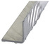 Cornière aluminium brut damier - 20 x 20 mm x 2 m
