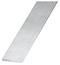 Plat aluminium brut - 50 x 3 mm 2,50 m Argent