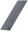 Cornière égale en PVC gris titane, 20 x 20 mm, L.2,5 m