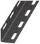 Cornière perf. acier PAF gris martelé - 38 x 38 mm x 2 m