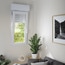 Fenêtre PVC blanc oscillo-battante 1 vantail droit + volet roulant h.75 x l.60 cm