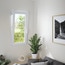 Fenêtre PVC blanc oscillo-battante 1 vantail droit h.65 x l.40 cm
