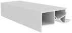 Tapée pour isolation fenêtre PVC - Blanc - Ép. 110 mm