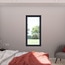 Fenêtre aluminium gris oscillo-battante 1 vantail droit h.75 x l.60 cm