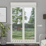 Porte-fenêtre aluminium blanc 2 vantaux + volet roulant H.215 x l.120 cm