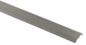 Barre de seuil en aluminium - Décor argent - L. 0,93 m, l. 37 x h. 4,6 x ép. 1,2 mm