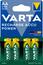 Lot de 4 piles rechargeables AA/HR6 2100 mAh 1,20 V R2U - Varta