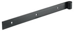 Penture droite bout carré en acier traité - noir - L. 100 cm - AFBAT