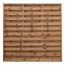 Panneau de clôture en bois - : H. 1,80 x L. 1,80 m