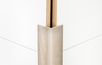 Baguette d'angle MDF en chêne - L. 260 cm x l. 28 x Ep. 28 mm
