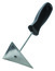 Grattoir triangle black avec poignée en plastique noir 8 cm