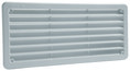 Grille PVC encastrable rectangulaire blanc - 270 x 120 mm