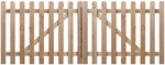 Kit barrière en bois douglas L. 3 x H. 1,18 m